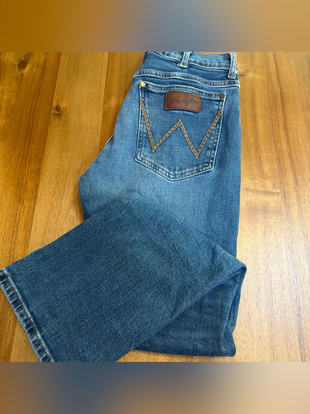Wrangler Retro Jeans Mens Sz 30 Slim Bootcut Stretch Medium Blue Blaze 112344467